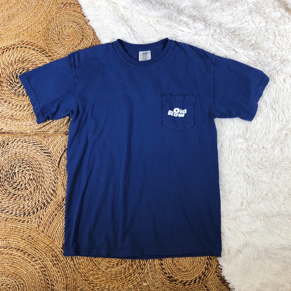 men’s comfort colors old row paul walker legend graphic print pocket tee